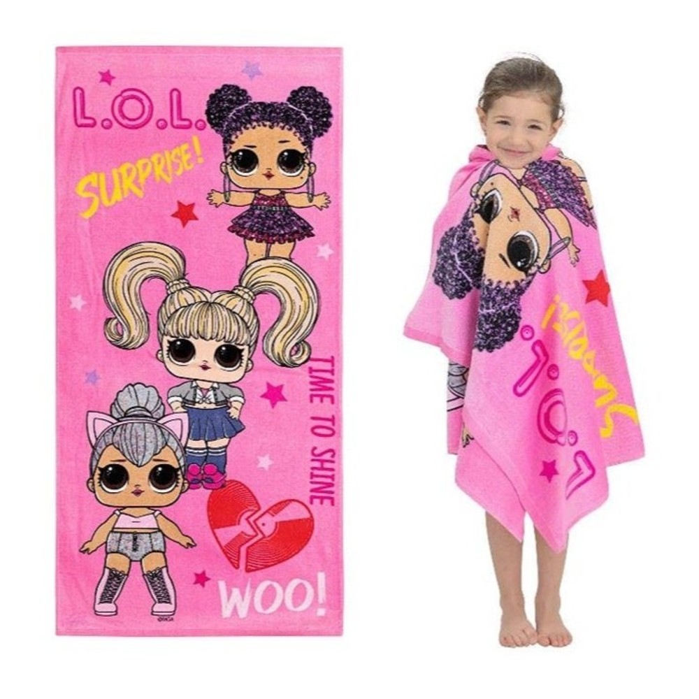 LOL Surprise Beach and Bath towel 28"x58".    G11